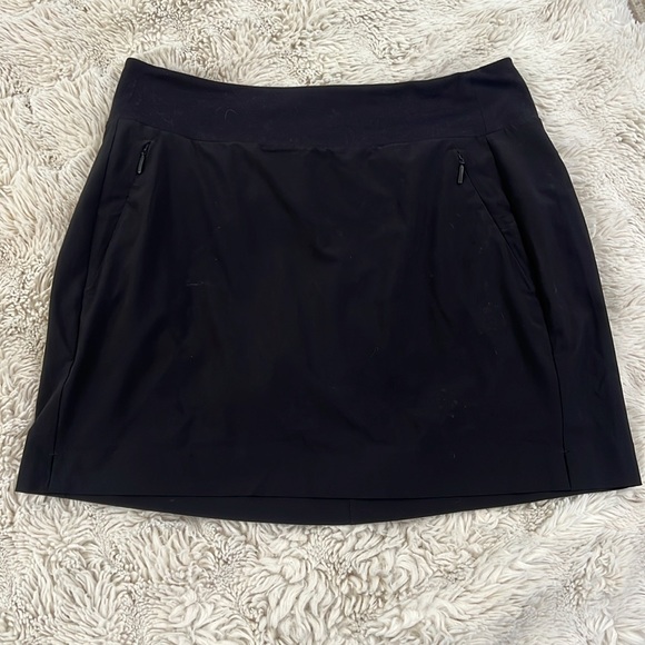 NWOT Athleta Black Tennis Skort - Picture 1 of 6